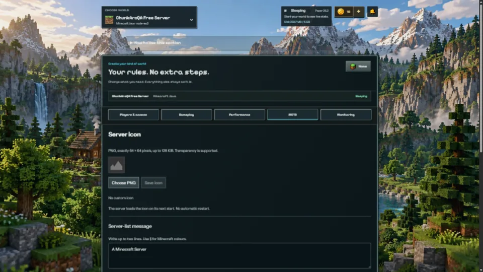 MOTD and server icon (EN)